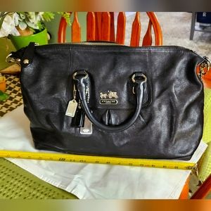 Large leather coach dad